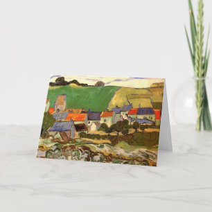Blick auf Auvers von Vincent van Gogh Karte