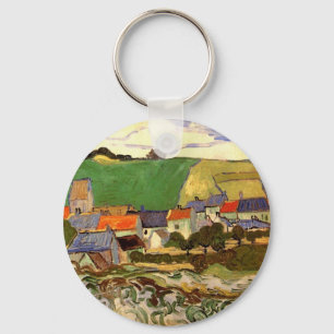Blick auf Auvers von Vincent van Gogh Schlüsselanhänger