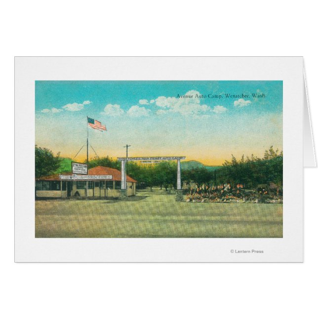 Blick auf Avenue Auto Camp Eingang (Vorderseite (Horizontal))