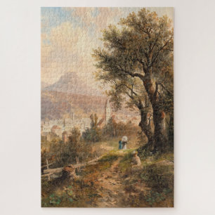 Blick auf Bad Aussee - Emil Barbarini