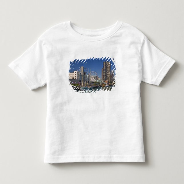 Blick auf Chicagos Marine Pier 2 Kleinkind T-shirt (Vorderseite)