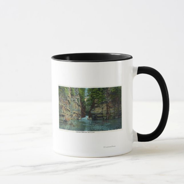 Blick auf das Boot durch die Flume Tasse (Rechts)