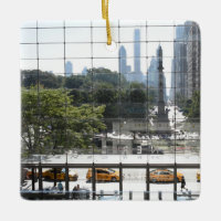Blick auf das Columbus Circle New York City Foto