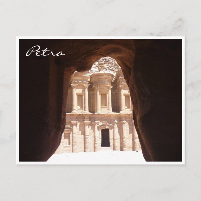 Blick auf das Kloster Petra Postkarte (Vorderseite)