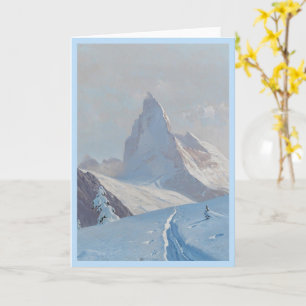 Blick auf das Matterhorn, Winter Karte