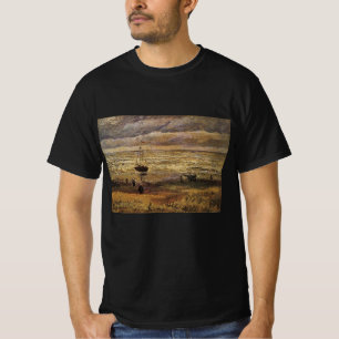 Blick auf das Meer in Scheveningen von Vincent van T-Shirt