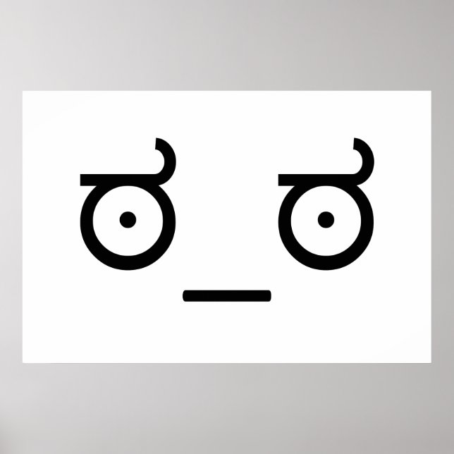 Blick auf das Modell der Missbilligung Poster (Vorne)