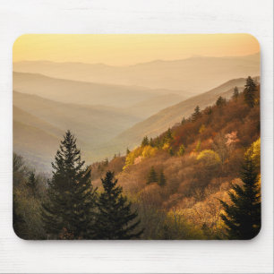 Blick auf das Oconaluftee-Tal North Carolina Mousepad