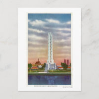 Blick auf das riesige Thermometer von Texaco