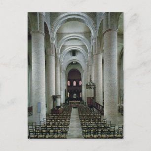 Blick auf das Schiff, Blick auf den Altar Postkarte