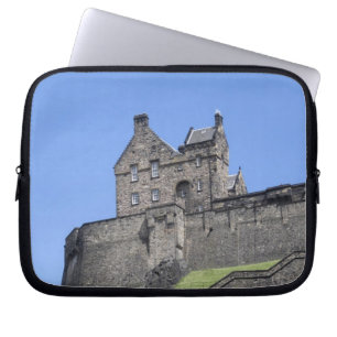 Blick auf das Schloss Edinburgh, Edinburgh, Schott Laptopschutzhülle