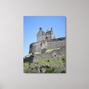 Blick auf das Schloss Edinburgh, Edinburgh, Schott Leinwanddruck