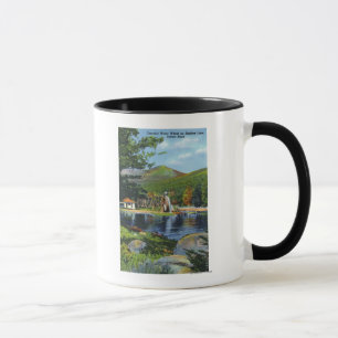 Blick auf das Wasserrad des Schattensees Tasse
