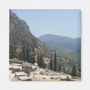 Blick auf Delphi, Griechenland Magnet