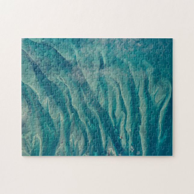 Blick auf den Bahamas von der Raumstation aus (Horizontal)