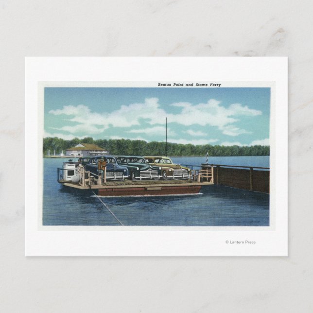 Blick auf den Bemus Point und Stow Ferry Postkarte (Vorderseite)