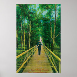 Blick auf den Boardwalk bei Presidio Poster