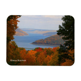 Blick auf den farbenfrohen Fall Kinzua Stausee Sou Magnet