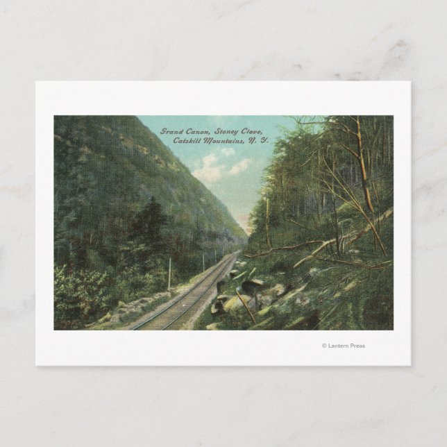 Blick auf den Grand Canyon und den Stoney Clove Postkarte (Vorderseite)