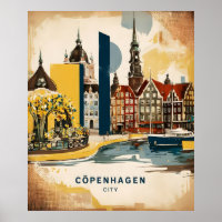 Blick auf den Hafen von Kopenhagen