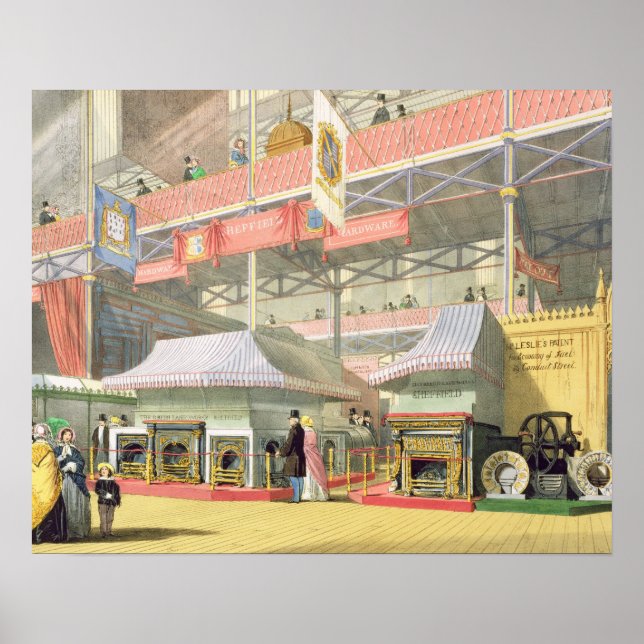 Blick auf den Hardware-Stand von Sheffield und den Poster (Vorne)
