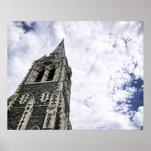 Blick auf den Himmel in Christchurch Poster