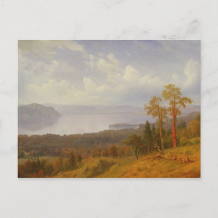 Blick auf den Hudson Blick über die Tappen Zee Postkarte