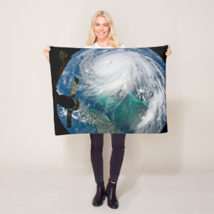 Blick auf den Hurrikan Dorian. Fleecedecke