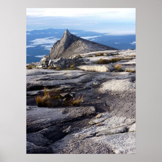 Blick auf den Kinabalu Poster (Vorne)