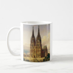 Blick auf den Kölner Dom gotische Majestät Kaffeetasse