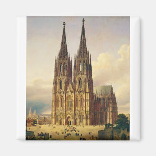 Blick auf den Kölner Dom gotische Majestät Magnet