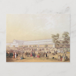 Blick auf den Kristallpalast Postkarte
