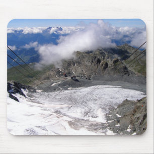 Blick auf den Mont Fort Gletscher, Schweiz Mousepad