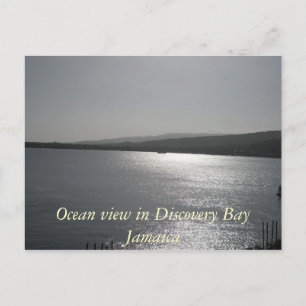 Blick auf den Ozean in Discovery Bay Jamaika Postkarte