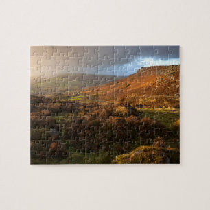 Blick auf den Peak District über die Curbar Edge