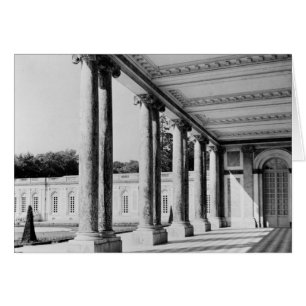 Blick auf den Peristyle und den links Flügel des T