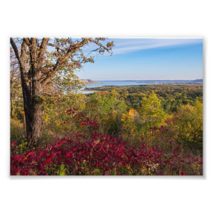 Blick auf den Pfeffersee aus dem Park frontenac St Fotodruck