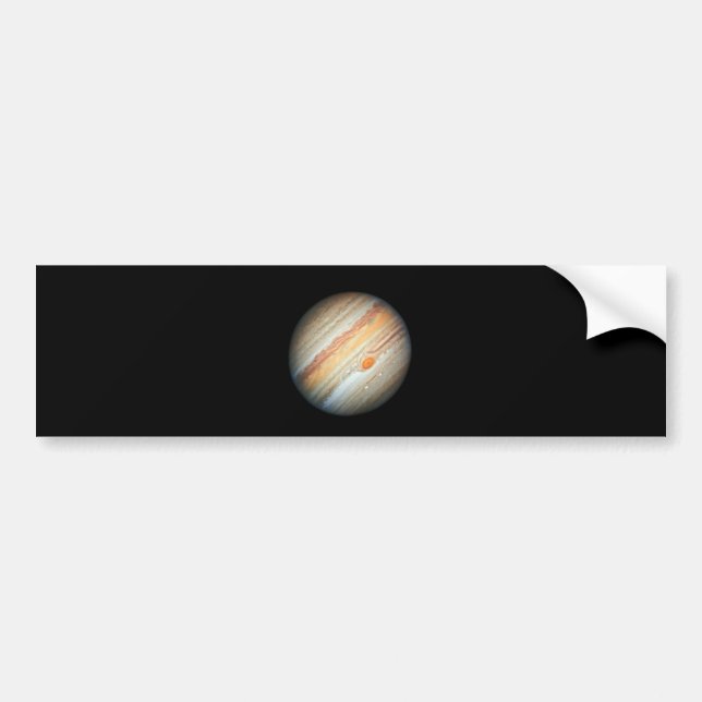 Blick auf den Planeten Jupiter (Hubble-Teleskop) Autoaufkleber (Vorne)