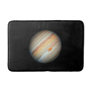 Blick auf den Planeten Jupiter (Hubble-Teleskop) Badematte