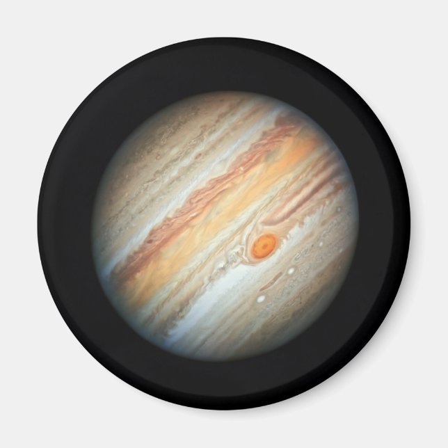 Blick auf den Planeten Jupiter (Hubble-Teleskop) Magnet (Vorne)
