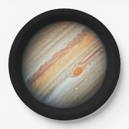 Blick auf den Planeten Jupiter (Hubble-Teleskop) Pappteller