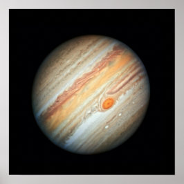 Blick auf den Planeten Jupiter (Hubble-Teleskop) Poster