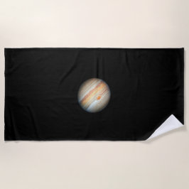 Blick auf den Planeten Jupiter (Hubble-Teleskop) Strandtuch
