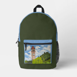 Blick auf den River Front Park Bedruckter Rucksack