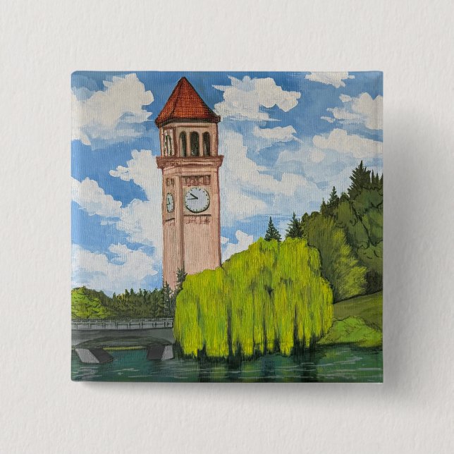 Blick auf den River Front Park  Button (Vorderseite)
