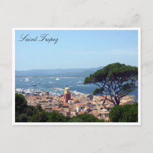 Blick auf den Sainte Tropez Postkarte
