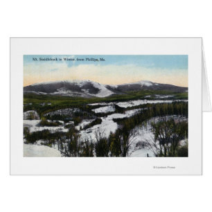 Blick auf den Sattelanhang im Winter