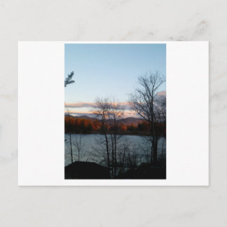 Blick auf den See Postkarte
