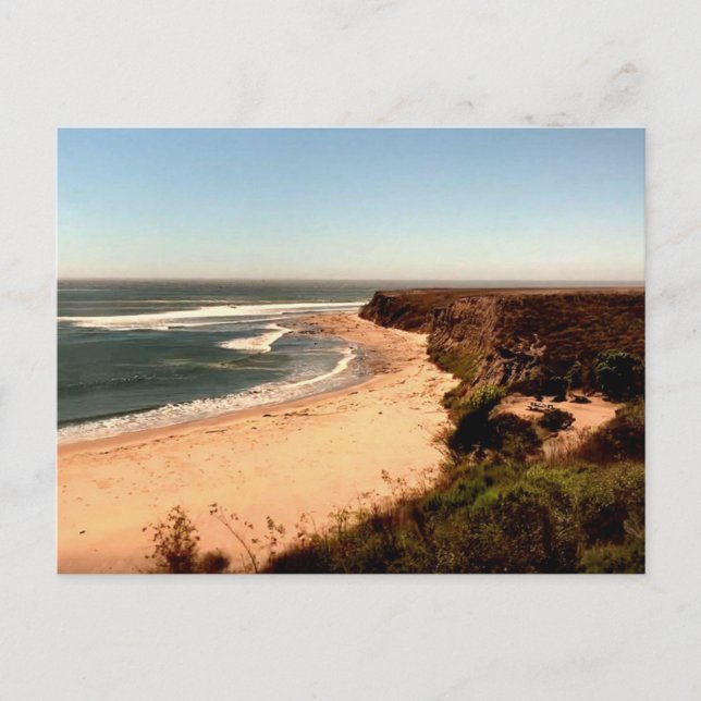Blick auf den Strand der Goleta-Küste Postkarte (Vorderseite)