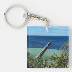 Blick auf den Strand von oben, Schlüsselanhänger